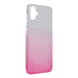 Чехол для Samsung A05 Shining прозрачный розовый