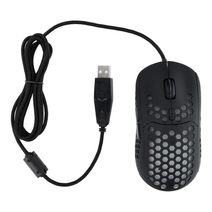 ART mouse computer wired USB A 6400 dpi backlit AM-99 black