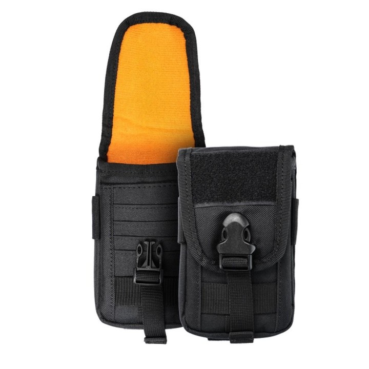 Etui Travel na telefon / powerbank do paska / plecaka czarne