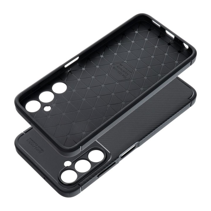Чехол для Samsung A05 Carbon Premium черный
