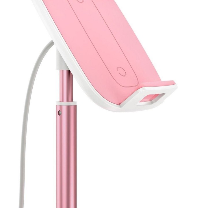 BASEUS telescopic desktop phone holder with wireless charging SUWY-D0R rose gold