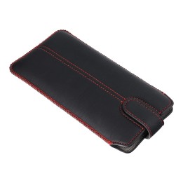 Чохол-кишеня для телефону Samsung Galaxy S6/S7/A5 2016/A5 2017/J5 2017/Huawei P8 2017/P10 LITE Ultra Slim M4 чорний
