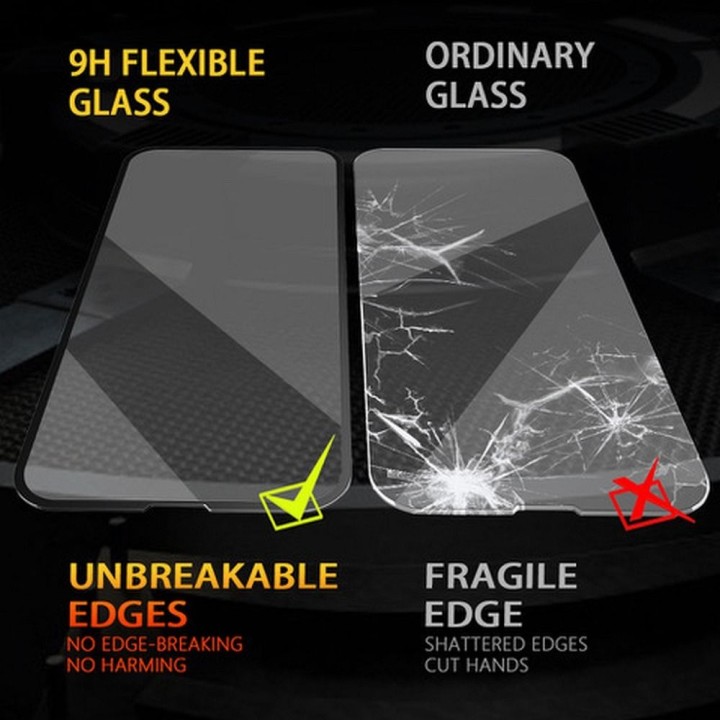 Szkło hybrydowe 5D Full Glue do Samsung A32 5G Bestsuit Flexible czarne