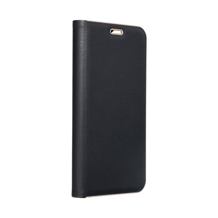 Чохол з клапаном для iPhone 13 Luna Book Gold чорний