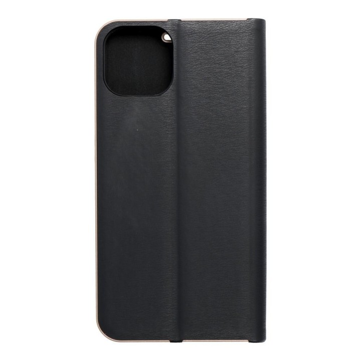 Чохол з клапаном для iPhone 13 Luna Book Gold чорний