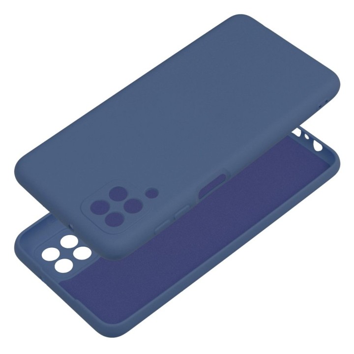 Чохол для Samsung A12 Silicone синій