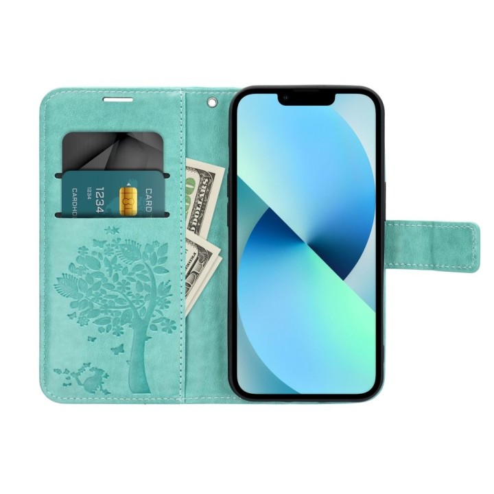 Flip case for Samsung A32 5G Mezzo Book tree green