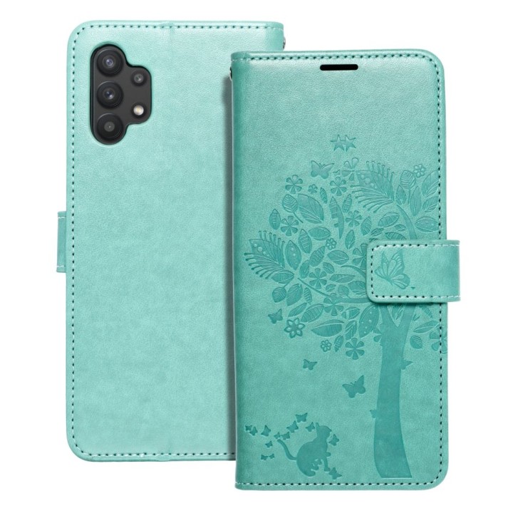 Flip case for Samsung A32 5G Mezzo Book tree green