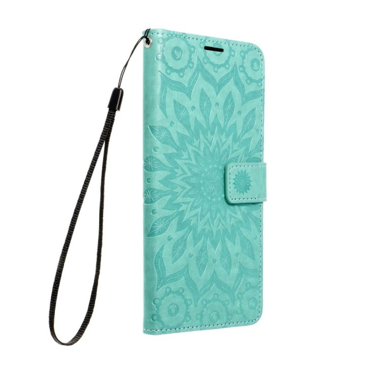 Flip case for Samsung S21 Mezzo Book mandala green