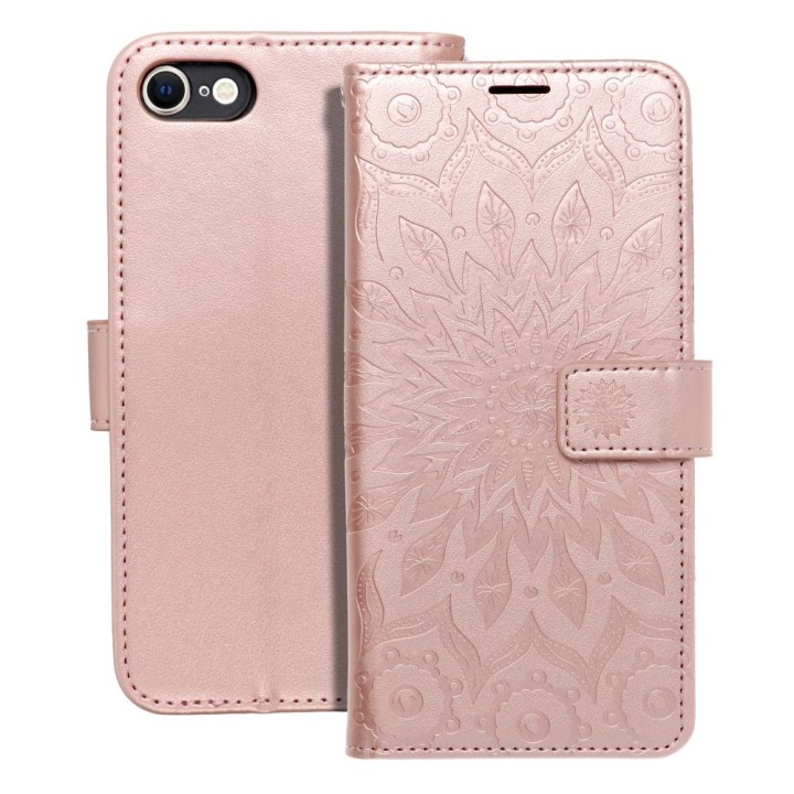 Flip case for iPhone 7 / 8 / SE 2020 / SE 2022 Mezzo Book mandala rose gold