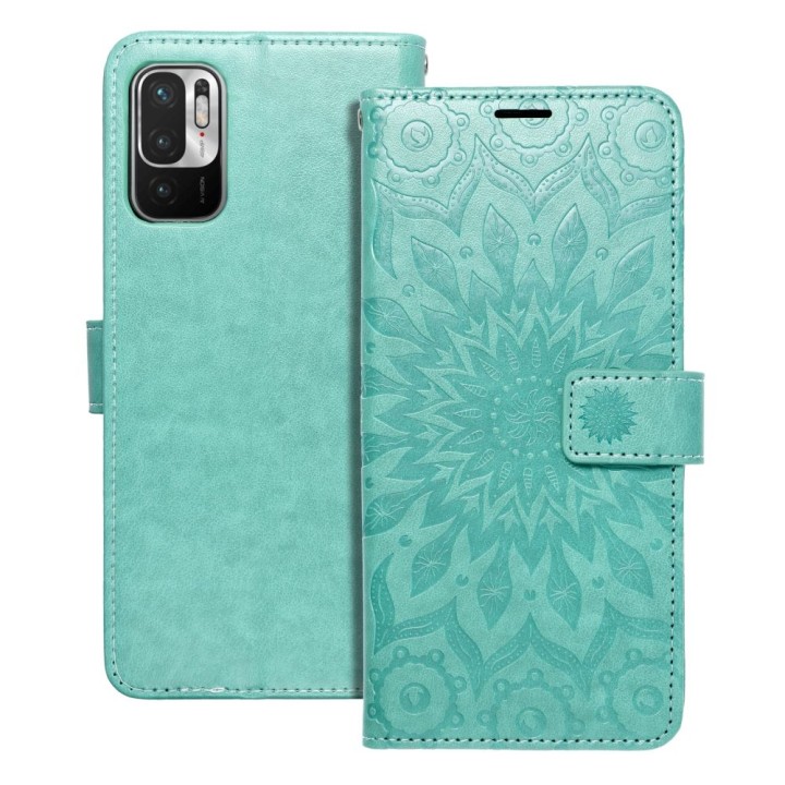 Flip case for Xiaomi Redmi NOTE 10 5G / Poco M3 PRO / Poco M3 PRO 5G Mezzo Book mandala green