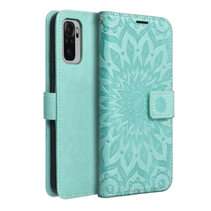Чохол з клапаном для Xiaomi Redmi NOTE 10 5G / Poco M3 PRO / Poco M3 PRO 5G Mezzo Book мандала зелений