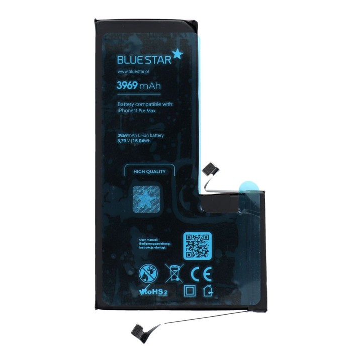 Аккумулятор для iPhone 11 PRO MAX 3969 mAh Blue Star HQ