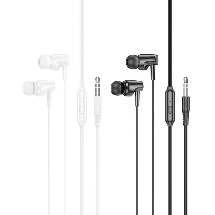 Headphones wired in-ear Jack 3,5 mm Hoco M112 white