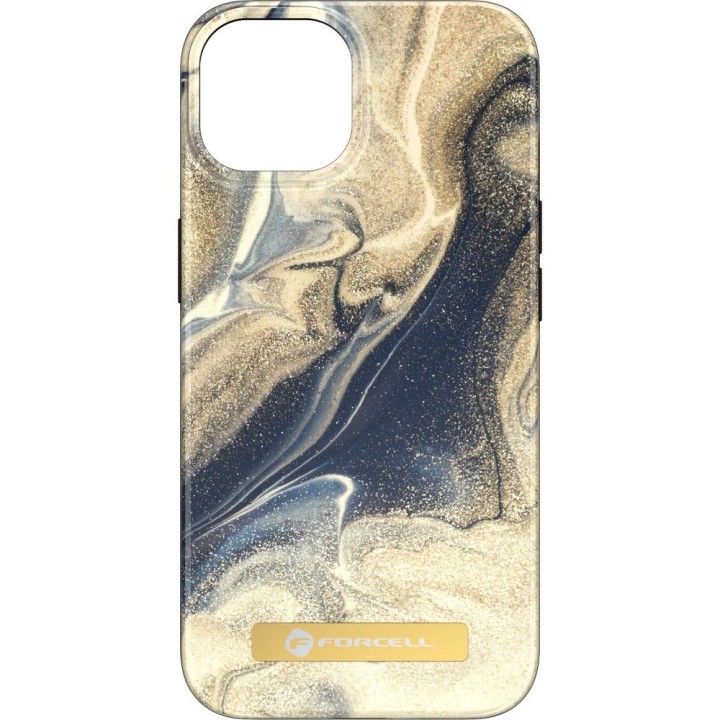 Case for iPhone 15 PLUS Forcell F-Protect Mirage compatible with MagSafe magic sand