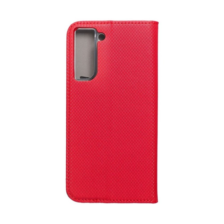 Etui z klapką na Samsung S21 FE Smart Case Book czerwone