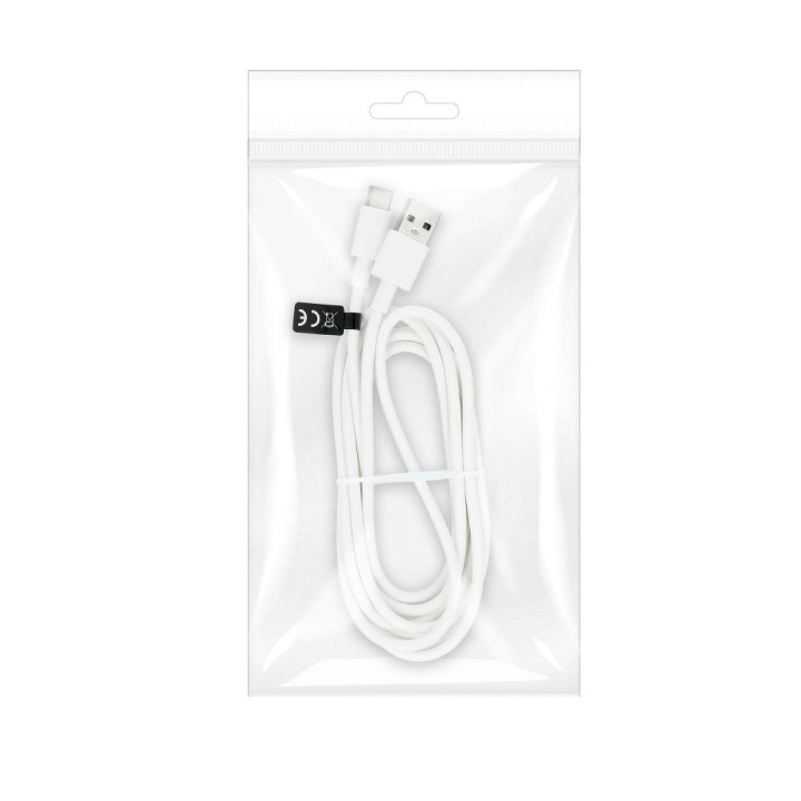 Cable USB A to type C 3.0 2A HD2 2 m white