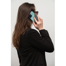 Чохол для iPhone 15 PLUS Forcell F-Protect Mirage сумісний з MagSafe jade marble