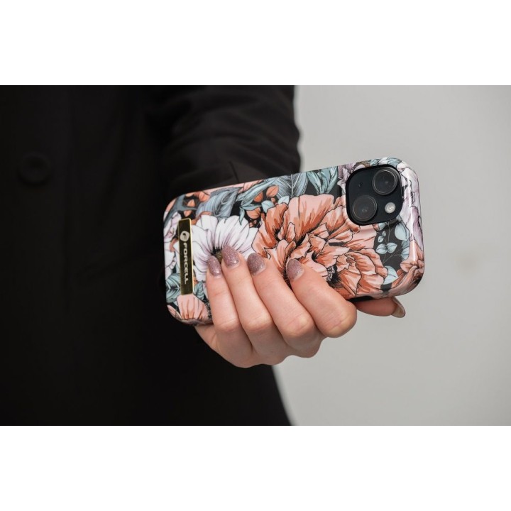 Case for iPhone 15 PLUS Forcell F-Protect Mirage compatible with MagSafe bloom bush
