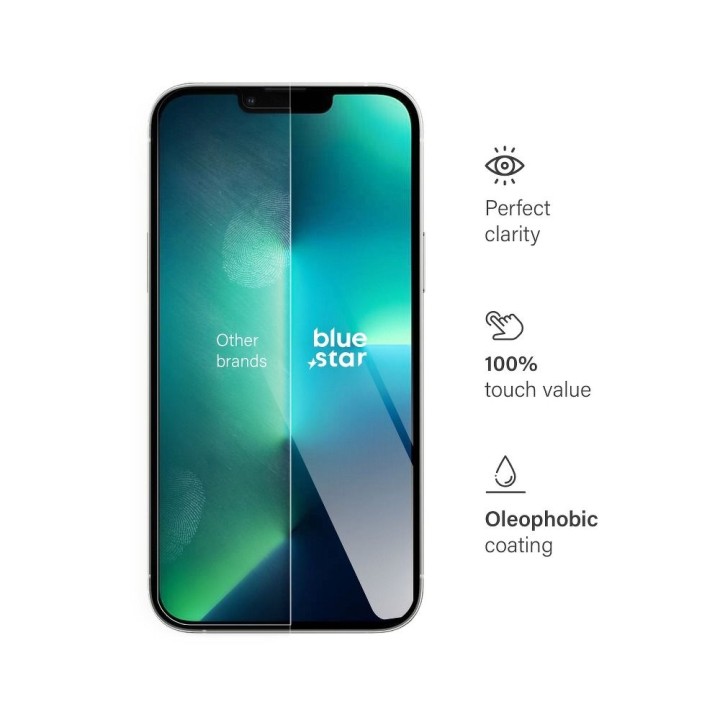 Tempered glass for iPhone 13 PRO MAX / 14 PLUS Blue Star