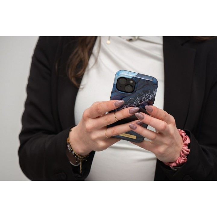 Case for iPhone 15 PLUS Forcell F-Protect Mirage MagSafe compatible ocean marble