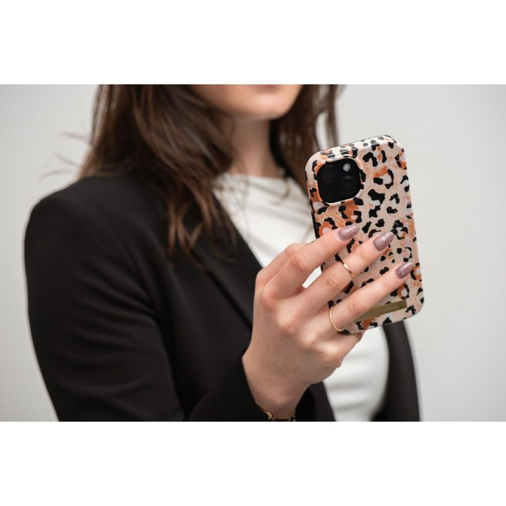 Case for iPhone 15 PLUS Forcell F-Protect Mirage compatible with MagSafe wild panther