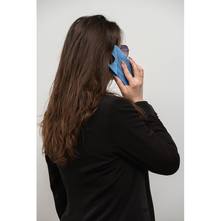 Case for iPhone 15 PLUS Forcell F-Protect Mirage MagSafe compatible blue bird