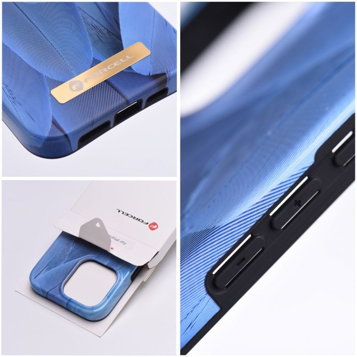 Case for iPhone 15 PRO MAX Forcell F-Protect Mirage MagSafe compatible blue bird