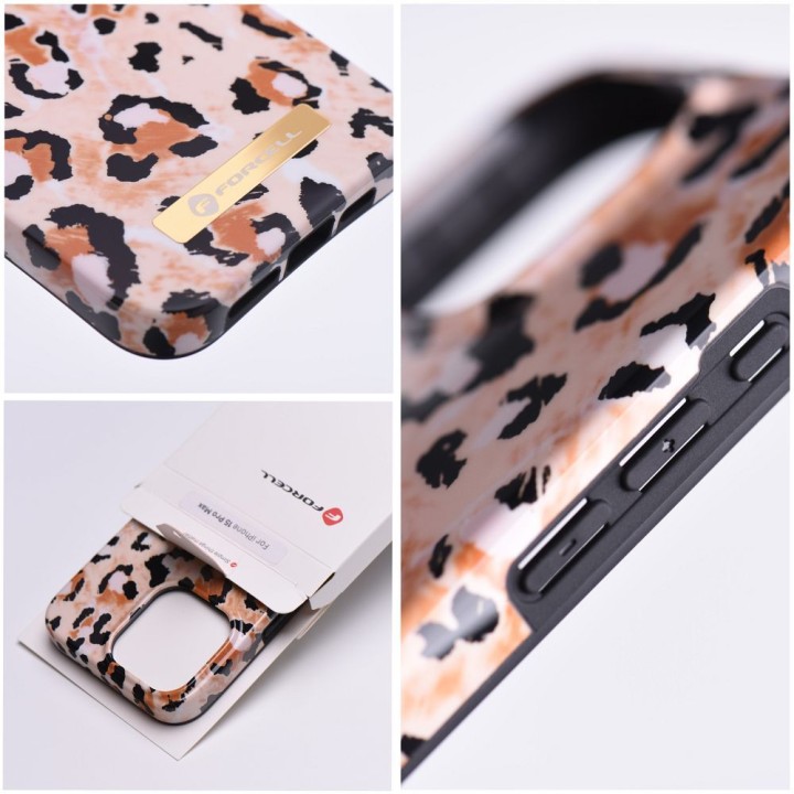 Чохол для iPhone 15 PLUS Forcell F-Protect Mirage сумісний із MagSafe wild panther