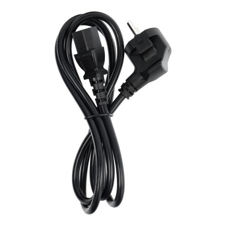 Power cable to computer PC / printer / monitor 230V 16A 1,5 m black