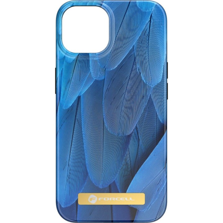Чохол для iPhone 15 PRO MAX Forcell F-Protect Mirage сумісний із MagSafe blue bird