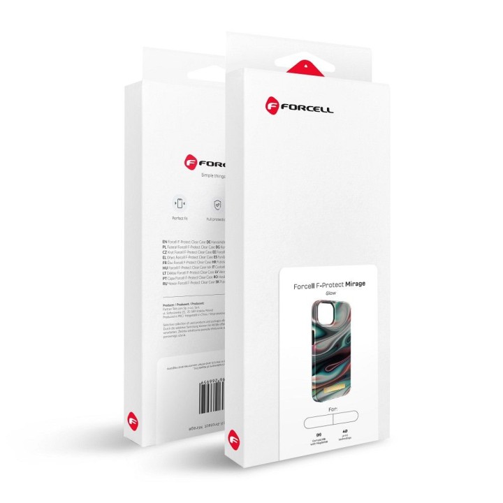 Case for iPhone 15 PLUS Forcell F-Protect Mirage compatible with MagSafe glow