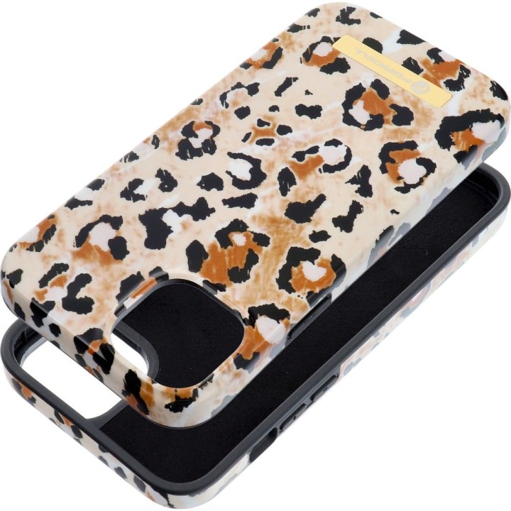 Чехол для iPhone 15 PLUS Forcell F-Protect Mirage совместимый с MagSafe wild panther