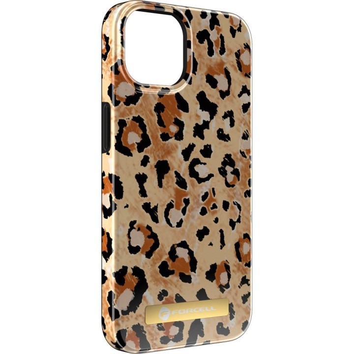 Case for iPhone 15 PLUS Forcell F-Protect Mirage MagSafe compatible wild panther