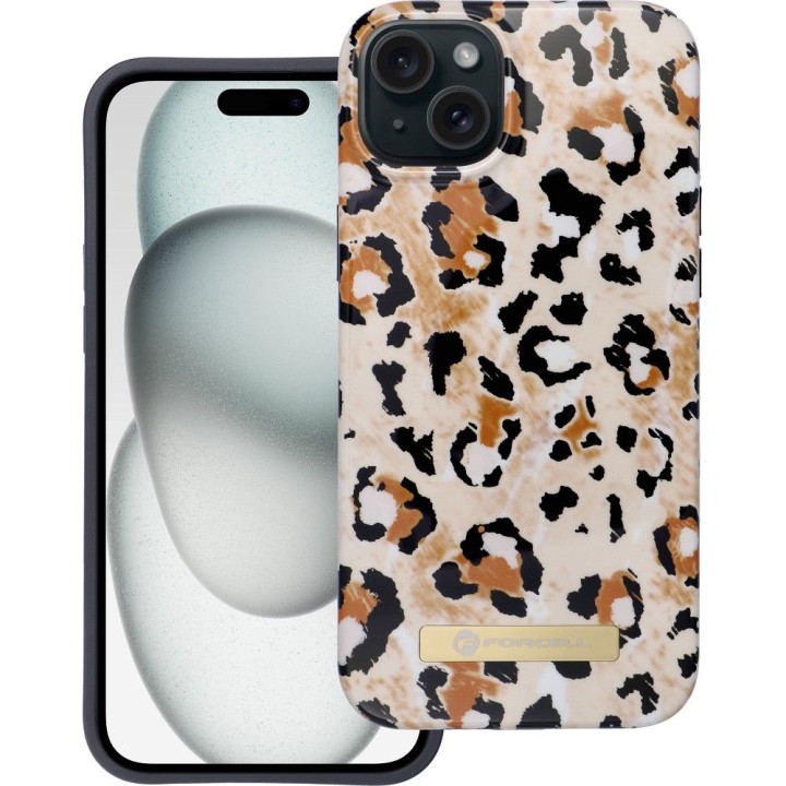 Case for iPhone 15 PLUS Forcell F-Protect Mirage MagSafe compatible wild panther