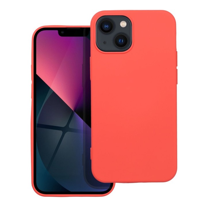 Чехол SILICONE для IPHONE 13 MINI персиковый