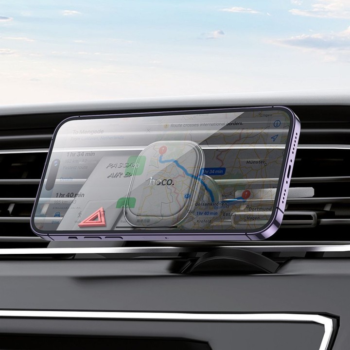 Magnetic car phone holder Hoco for the air vent H29 black