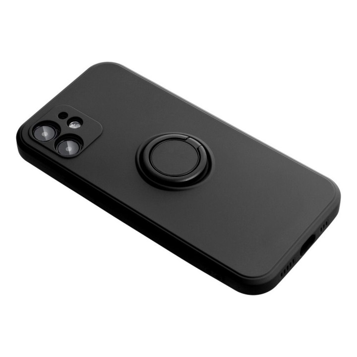 Чехол для iPhone 7 / 8 / SE 2020 / SE 2022 Silicone Ring черный