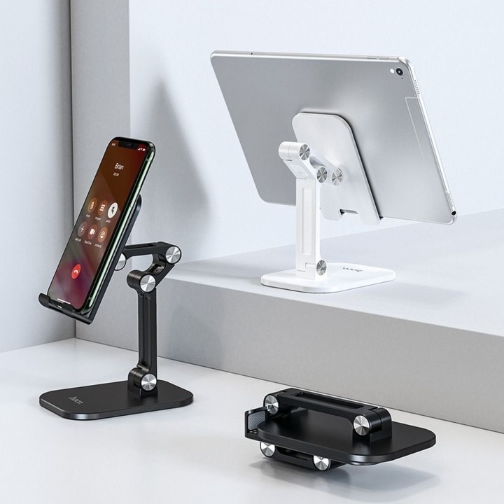 Phone holder / tablet desktop foldable Hoco (4,7" - 13") PH34 black