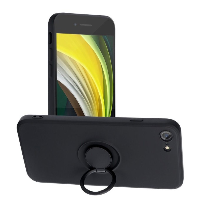Чохол для iPhone 7 / 8 / SE 2020 / SE 2022 Silicone Ring чорний