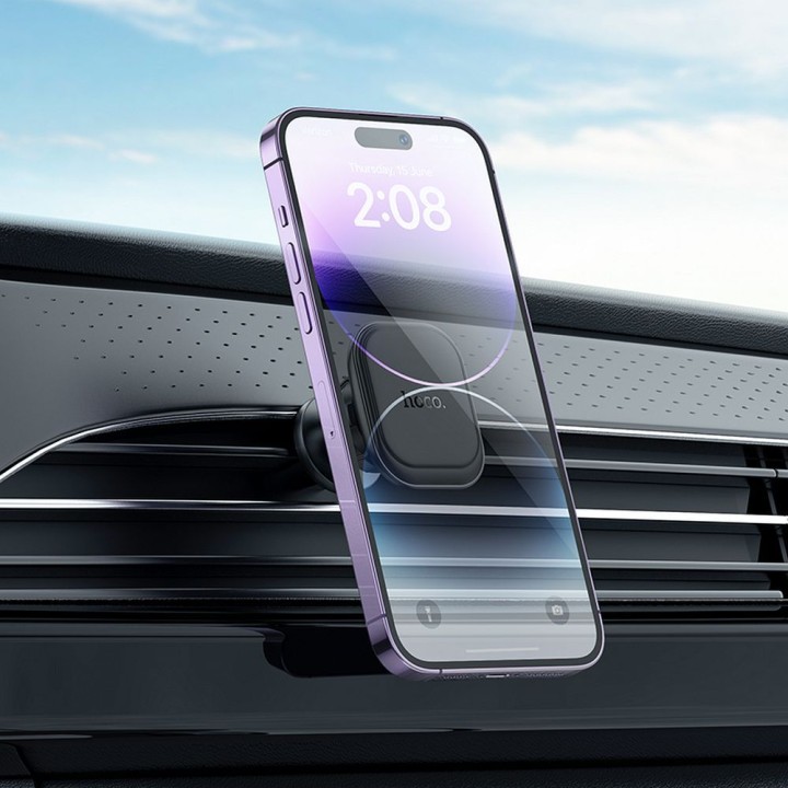 Phone holder for car magnetic Hoco for the air vent H29 black