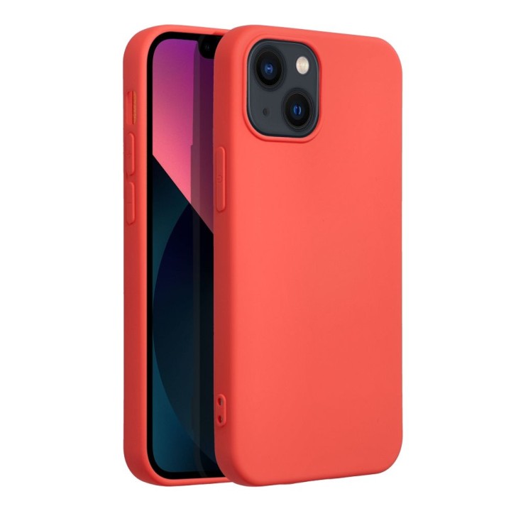 Чехол SILICONE для IPHONE 13 MINI персиковый