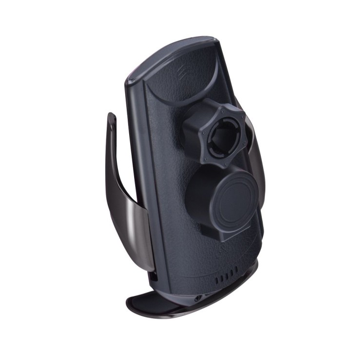 Automatic wireless car phone holder Forcell F-Grip HS1 Qi 15W for windshield / air vent black