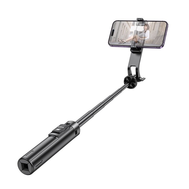 Selfie stick Hoco tripod з пультом бездротовим K21 чорний