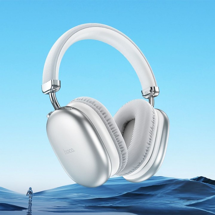 Wireless headphones on-ear Hoco W35 Max silver