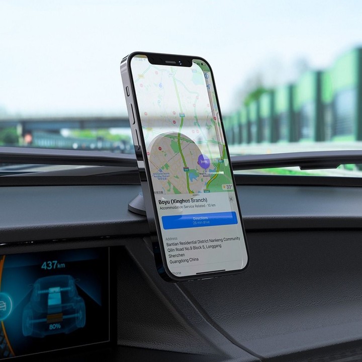 Phone holder for car magnetic Hoco for dashboard CA79 black