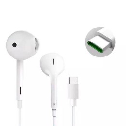Original Headphones wired in-ear USB C Oppo MH147 bulk white