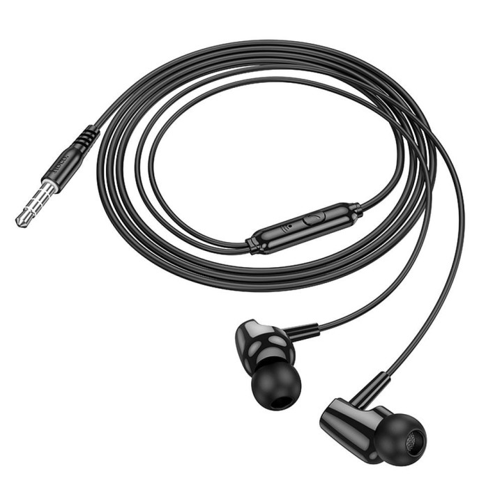 Headphones wired in-ear Jack 3,5 mm Hoco M112 black