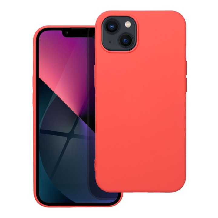 Case for iPhone 13 Silicone peach