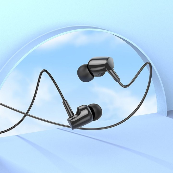 Wired in-ear headphones Jack 3,5 mm Hoco M112 black